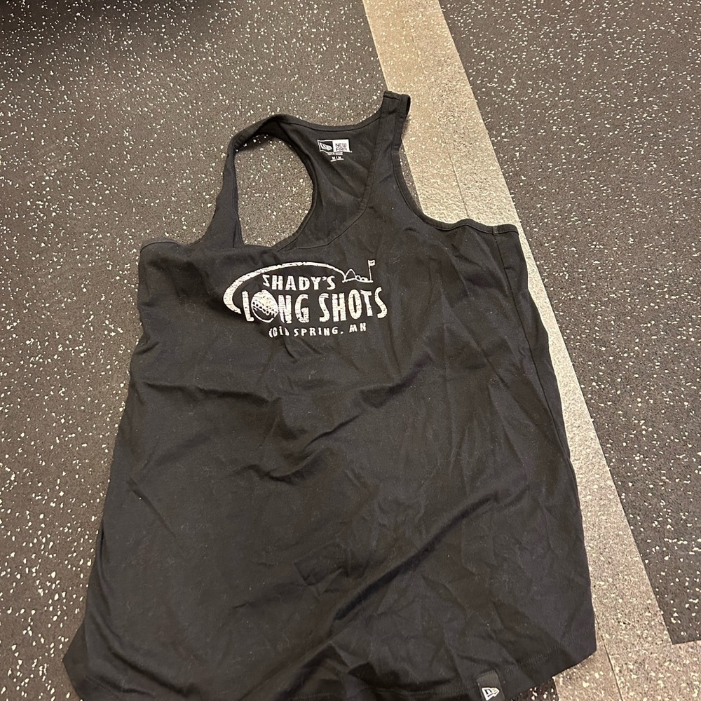 New Era Black Tank Top